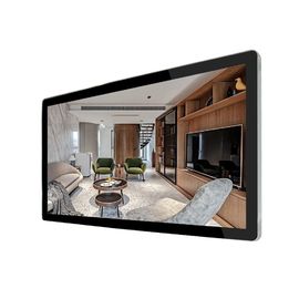 Ο τοίχος τοποθετεί 43 ίντσας LCD TFT αφής διαφημιστικό φορέα περίπτερων HD LCD οθόνης το διαλογικό για τη λεωφόρο