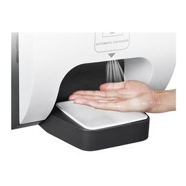 Πάτωμα ζωής 50000 ωρών που στέκεται το ελεύθερο χέρι πλυσίματος ψηφιακής επίδειξης που αποστειρώνει τις επιδείξεις LCD