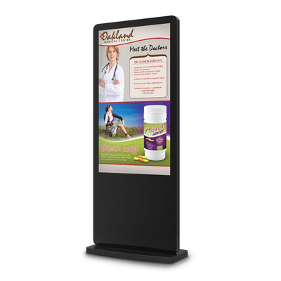 50» πάτωμα που στέκεται την ψηφιακή επίδειξη διαφήμισης οθόνης αφής συστημάτων σηματοδότησης LCD