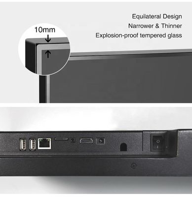 Επίδειξη προϊόντων που διαφημίζει το τεντωμένο LCD ψηφιακό σύστημα σηματοδότησης ROM 8GB EMMC Ethernet