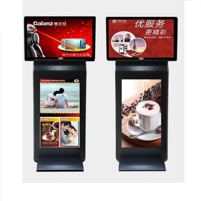 240V 400cd/M2 43» διπλό ψηφιακό σύστημα σηματοδότησης οθόνης διαφήμισης και επίδειξης έξυπνο