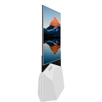 55 ίντσας LCD διπλή πλαισιωμένη διαφήμισης επίδειξης οθόνη αφής συστημάτων σηματοδότησης περίπτερων ψηφιακή