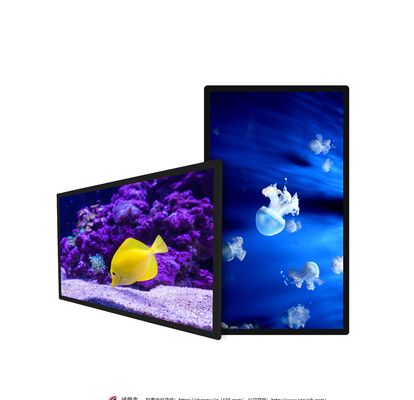 Ο τοίχος διαφήμισης LCD τοποθετεί την ψηφιακή οθόνη αφής συστημάτων σηματοδότησης 49 ίντσα 4k