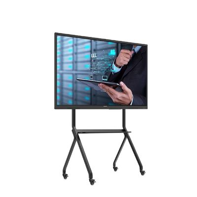 Φορητός έξυπνος πίνακας InteractiveWhiteboard οθόνης αφής 4k ψηφιακός που στέκεται 300W