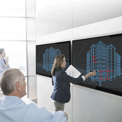 Ο τοίχος τοποθέτησε τον ηλεκτρονικό ψηφιακό έξυπνο πίνακα 2160P Touchable για τη διδασκαλία