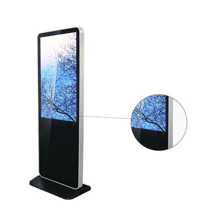 Iphone ύφους κάθετη επίδειξη 3840 X 2160 συστημάτων σηματοδότησης διαφήμισης LCD εμπορική ψηφιακή