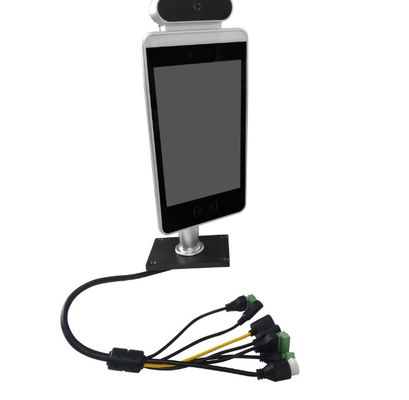8 υπέρυθρο LCD περίπτερο μέτρησης θερμοκρασίας σώματος ίντσας με την αναγνώριση προσώπου