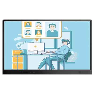 Εκπαίδευση ψηφιακό διαλογικό Whiteboard 65 ίντσα Media Player που διαφημίζει την υπέρυθρη αφή φορέων